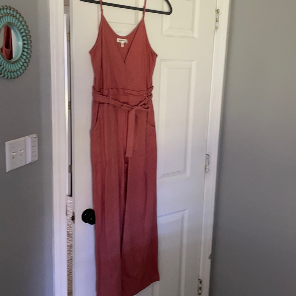 Linen blend Romper
